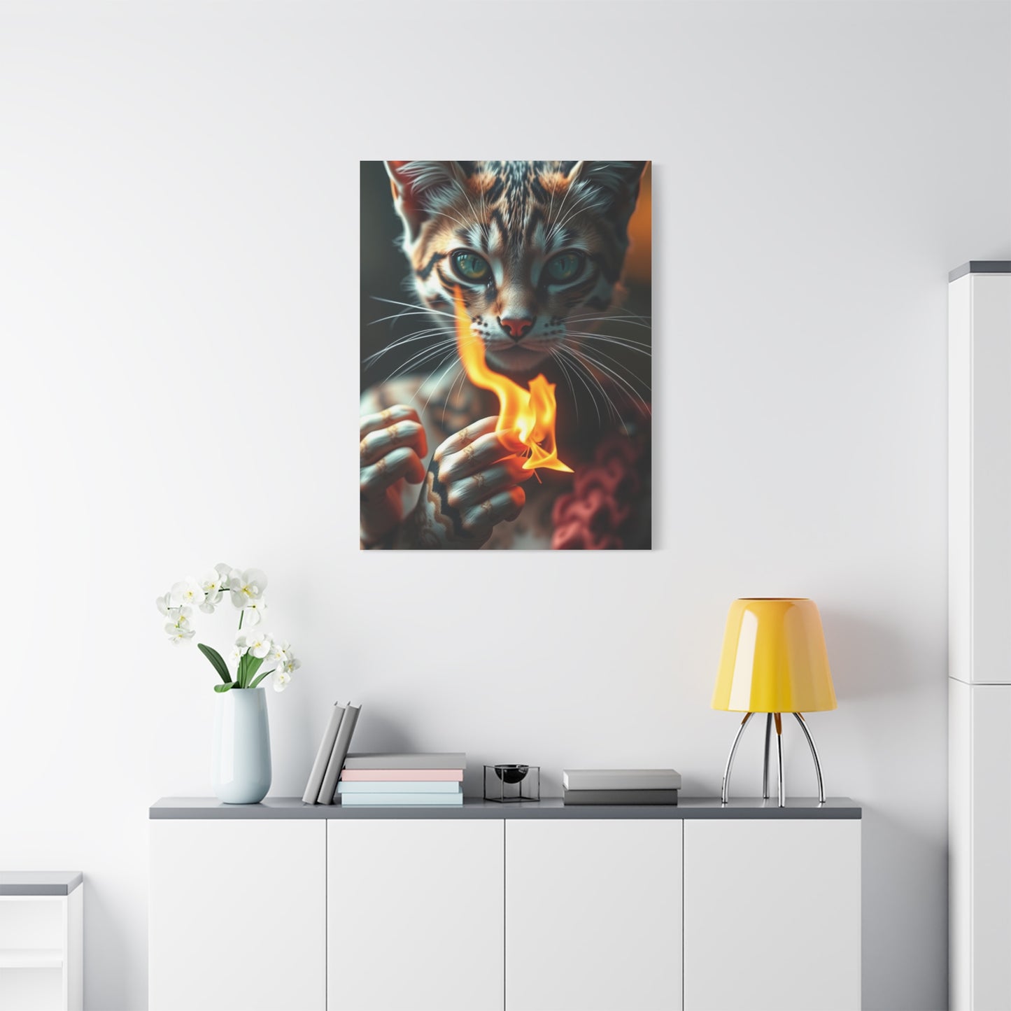 Catfight Art Refined Canvas Wall Art & Canvas Print