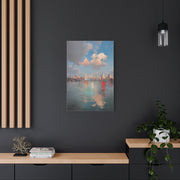 New York Skyline Pastel Dawn Serenity Wall Art & Canvas Print