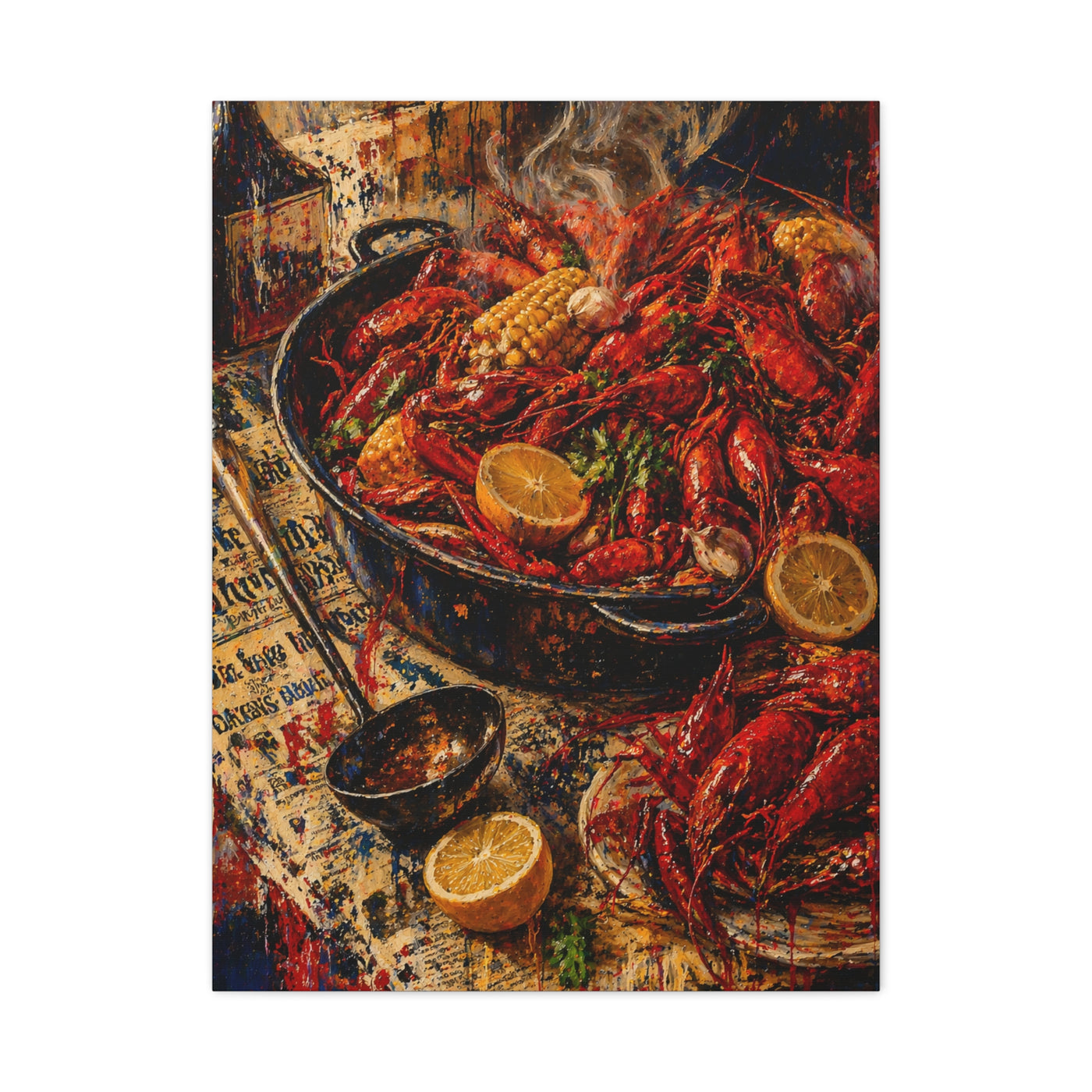 Crawfish Boil Fine Art Composition Wall Art & Canvas Print