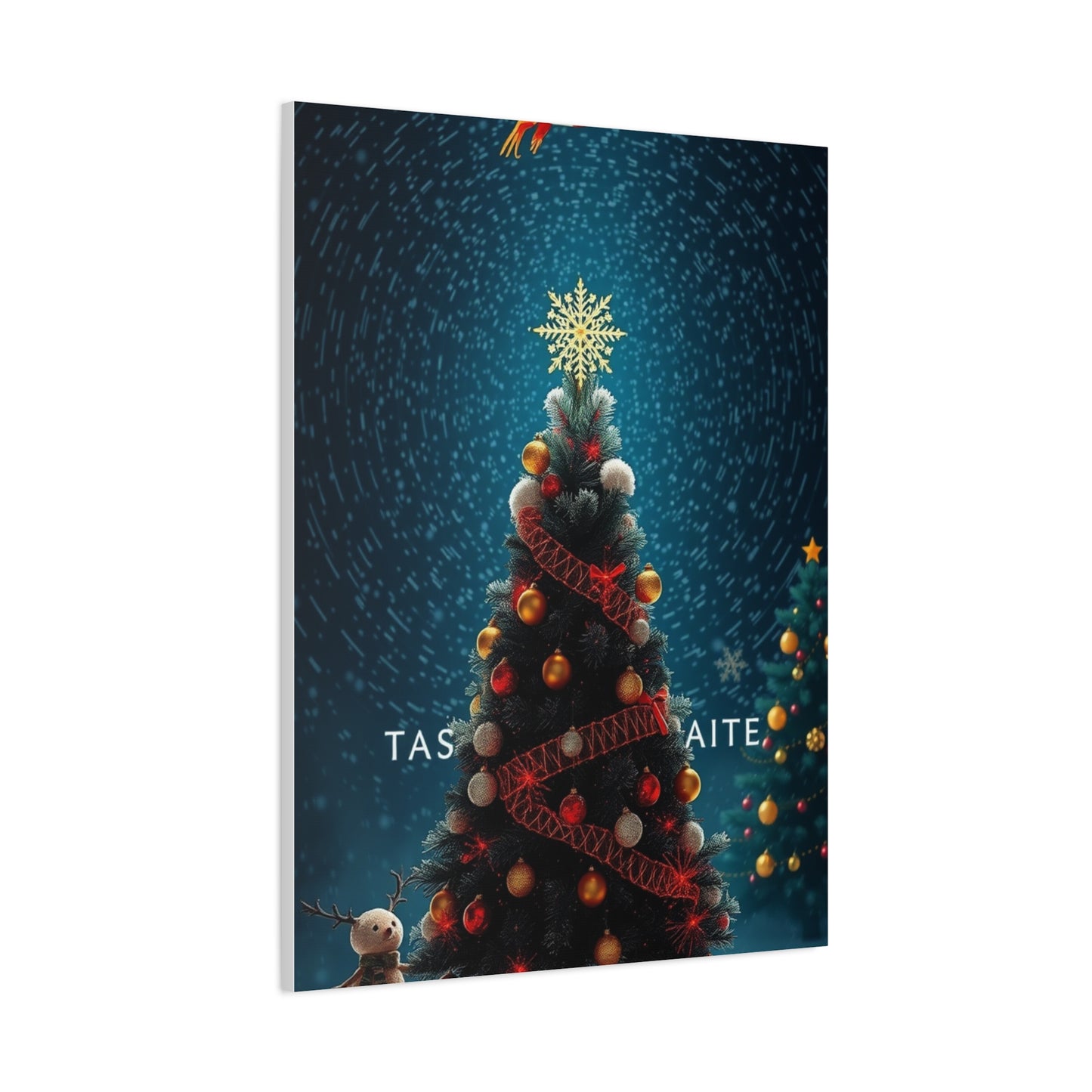 Black Christmas Art Supreme Canvas Wall Art & Canvas Print