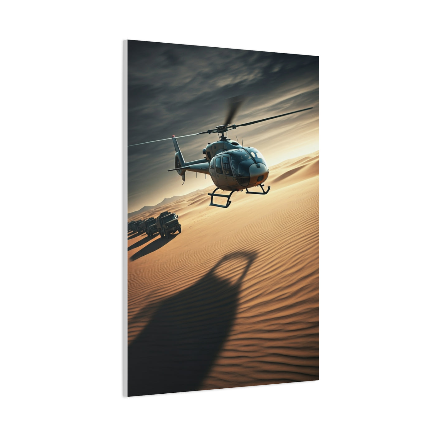 Desert Helicopter Expedition Wall Art & Canvas Prints