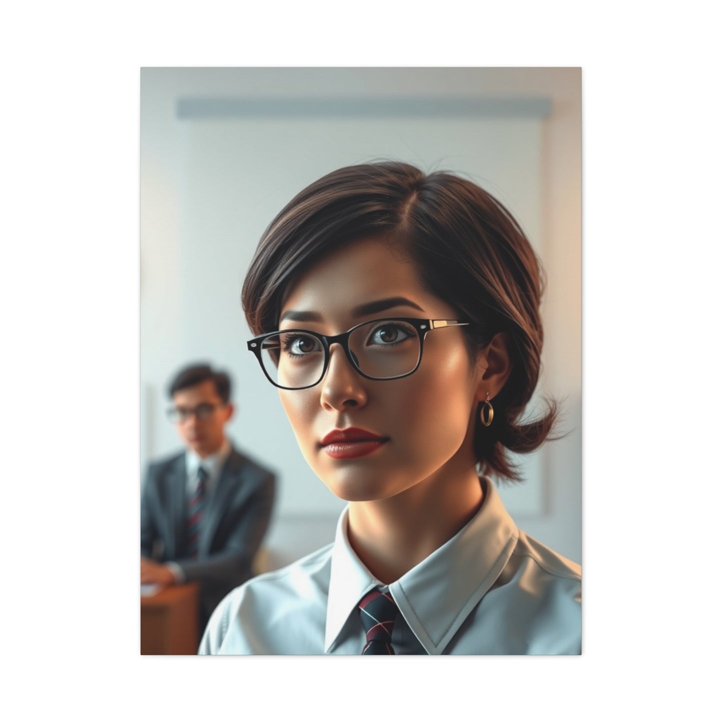 Vision The Office Character Art Art Wall Art & Canvas Print