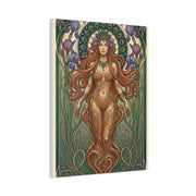 Art Nouveau Goddess Figure Wall Art & Canvas Print