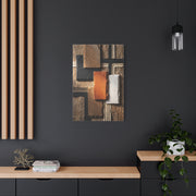 Sculptural Stone Geometry Composition Wall Art & Canvas Print