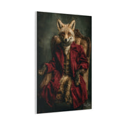 Gentleman Fox Aristocratic Portrait Wall Art & Canvas Print