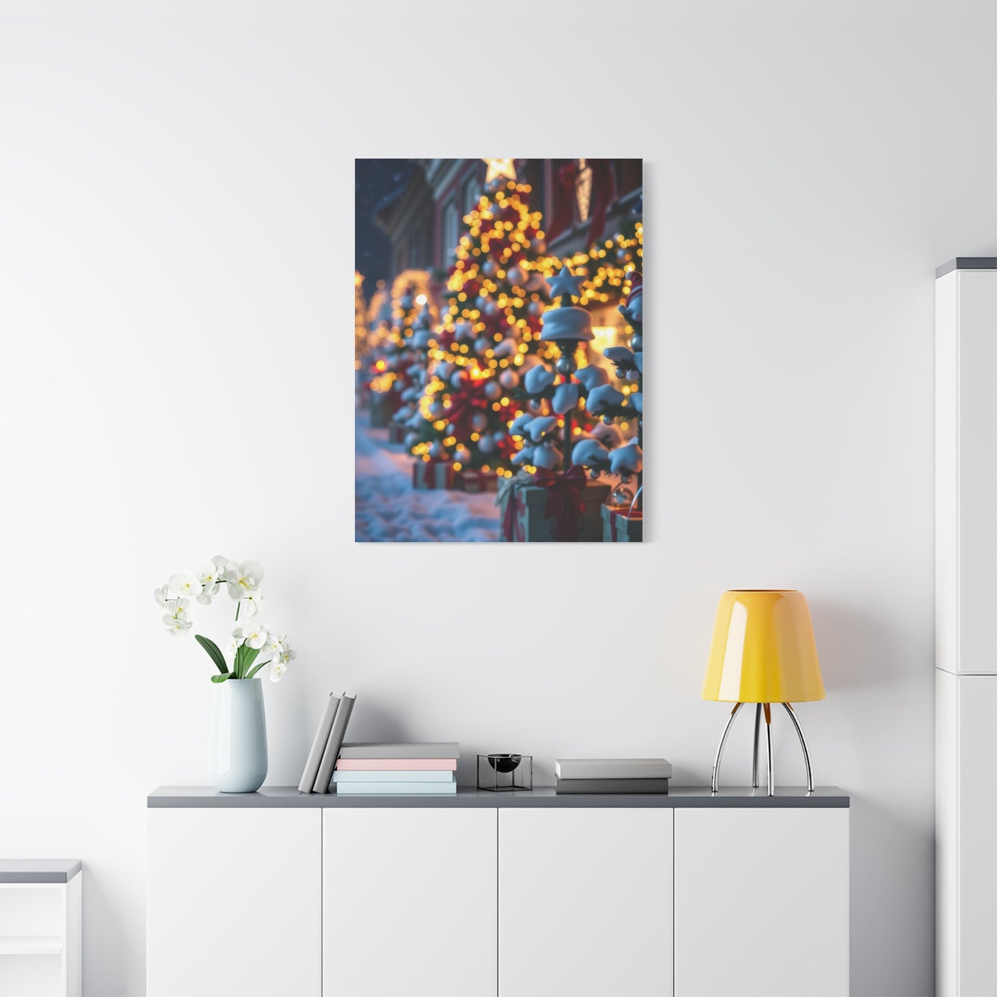 Celestial Yuletide Canvas Wall Art & Canvas Print