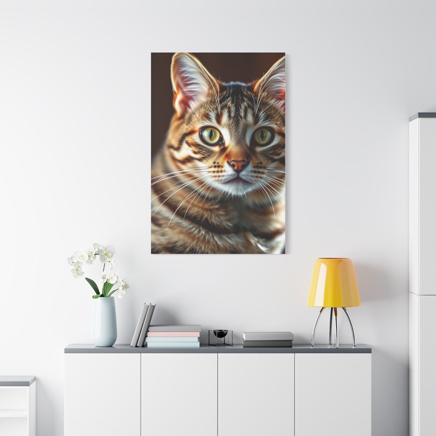 Vision Tabby Cat Art Art Wall Art & Canvas Print