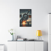Vintage Prop Engine Close-Up Wall Art & Canvas Prints