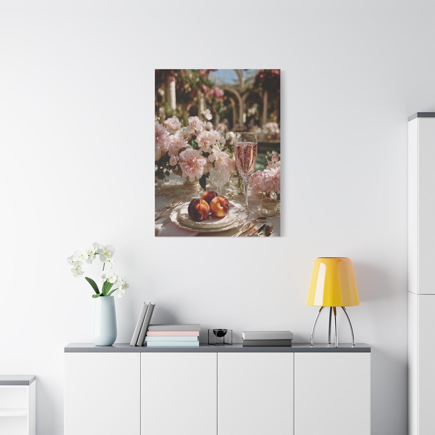 Romantic Spring Brunch Table Wall Art & Canvas Print