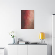 Burgundy Blush Color Field Abstraction Wall Art & Canvas Print