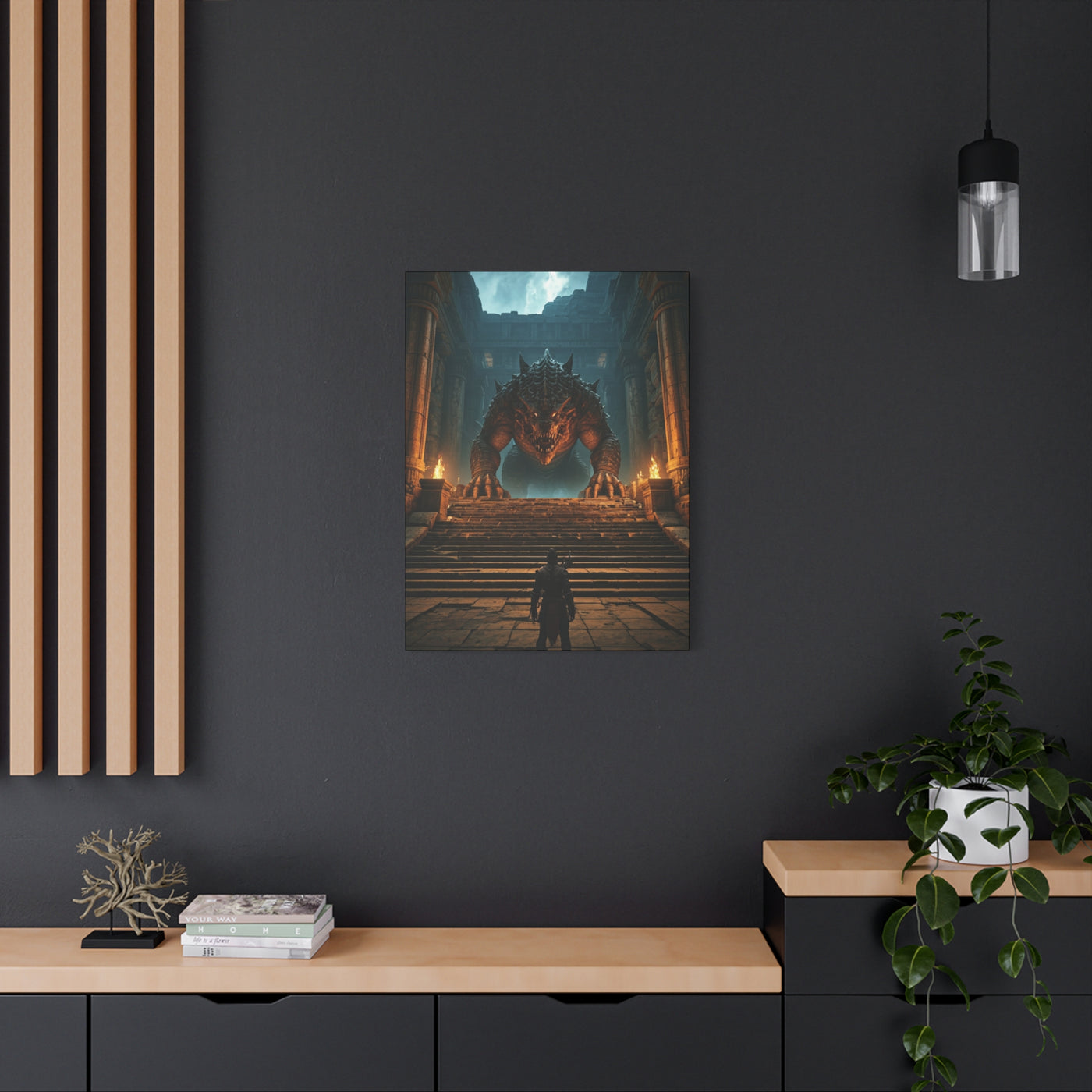 Colossal Dragon Guardian Wall Art & Canvas Prints