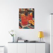 Aperol Spritz Terrace Drinks Wall Art & Canvas Print