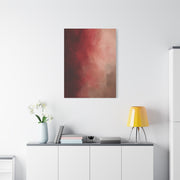 Burgundy Blush Color Field Abstraction Wall Art & Canvas Print