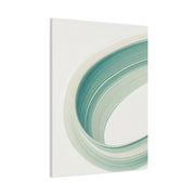 Teal Curve Minimal Abstract Wall Art & Canvas Prints
