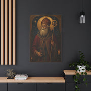 Saint Nicholas Icon Portrait Wall Art & Canvas Print