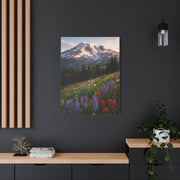 Mount Rainier Wildflower Meadow Wall Art & Canvas Print