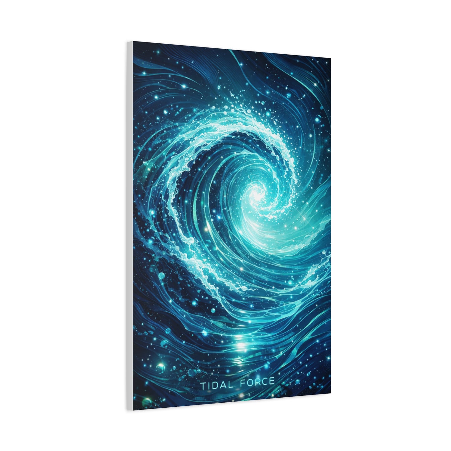 Tidal Force Abstract Ocean Wall Art & Canvas Print
