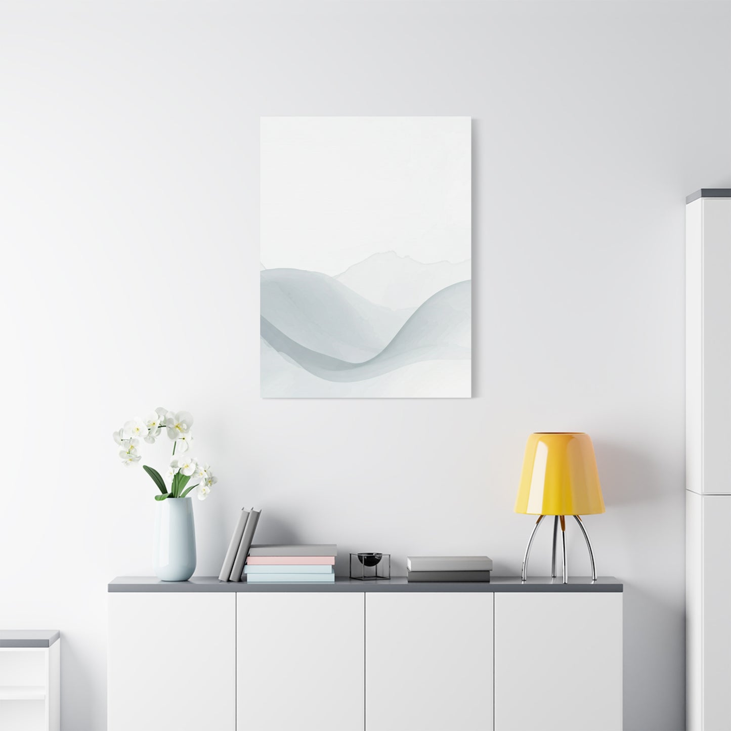 Misty Horizon Wave Wall Art & Canvas Prints