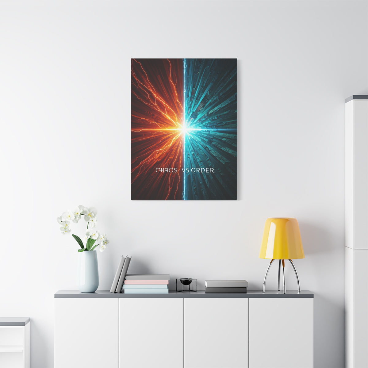 Chaos Versus Order Wall Art & Canvas Prints
