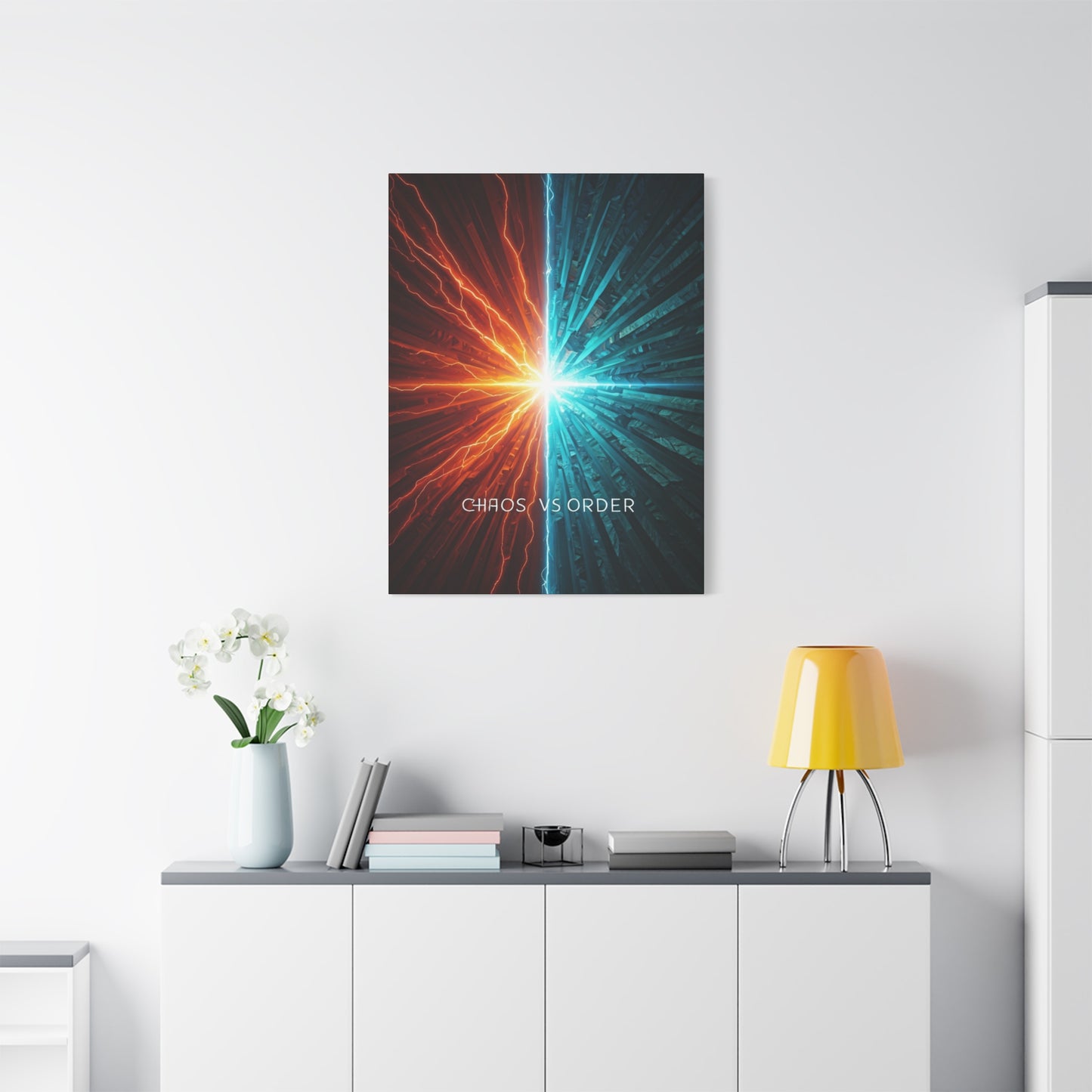 Chaos Versus Order Wall Art & Canvas Prints