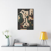 Strategic Pathway Abstract Composition Wall Art & Canvas Print