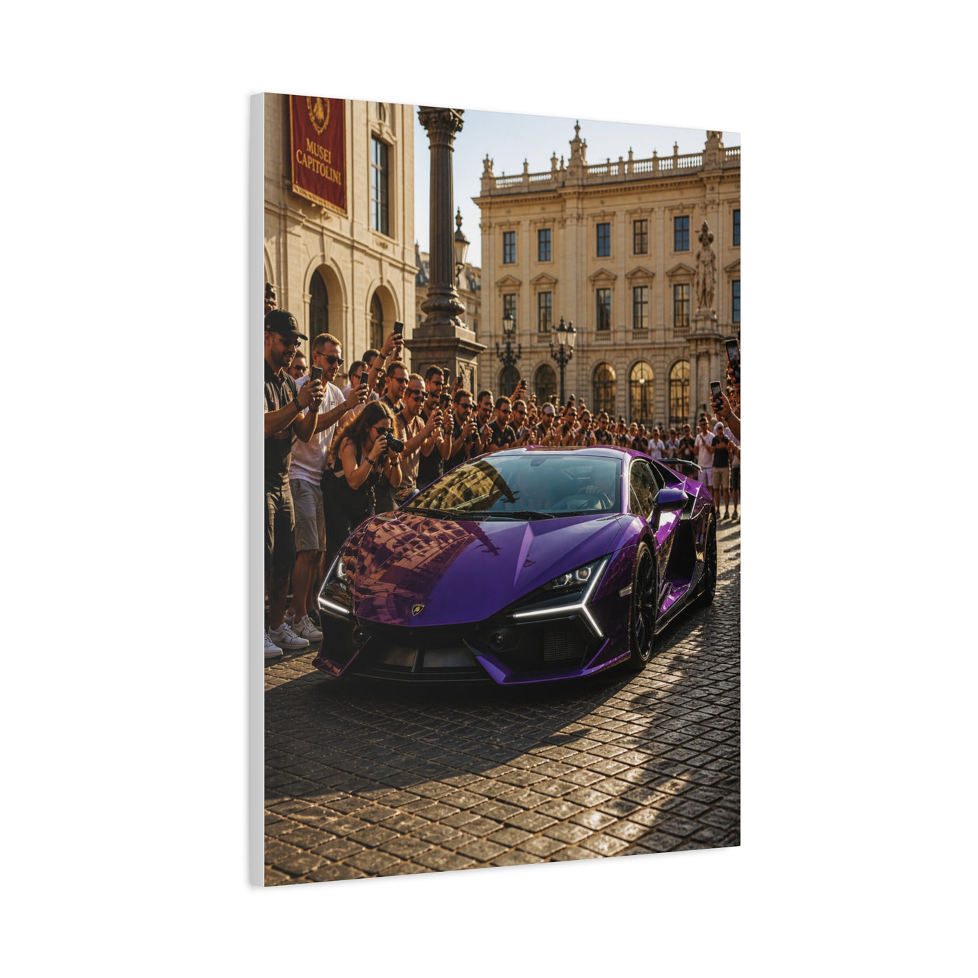Viola Mithras Lamborghini Revuelto Supercar Scene Wall Art & Canvas Print