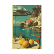 Vintage Amalfi Lemon Terrace Wall Art & Canvas Print