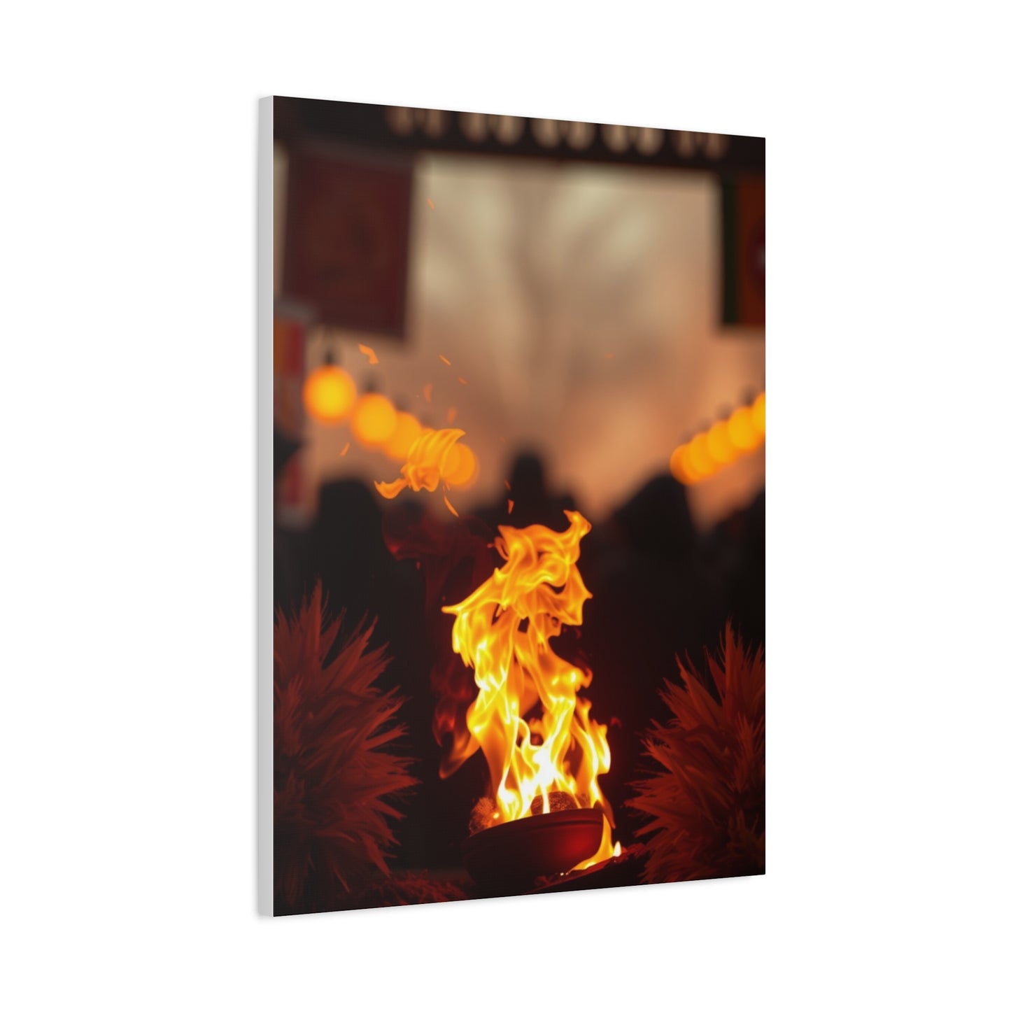 Golden Luster Creation Wall Art & Canvas Print