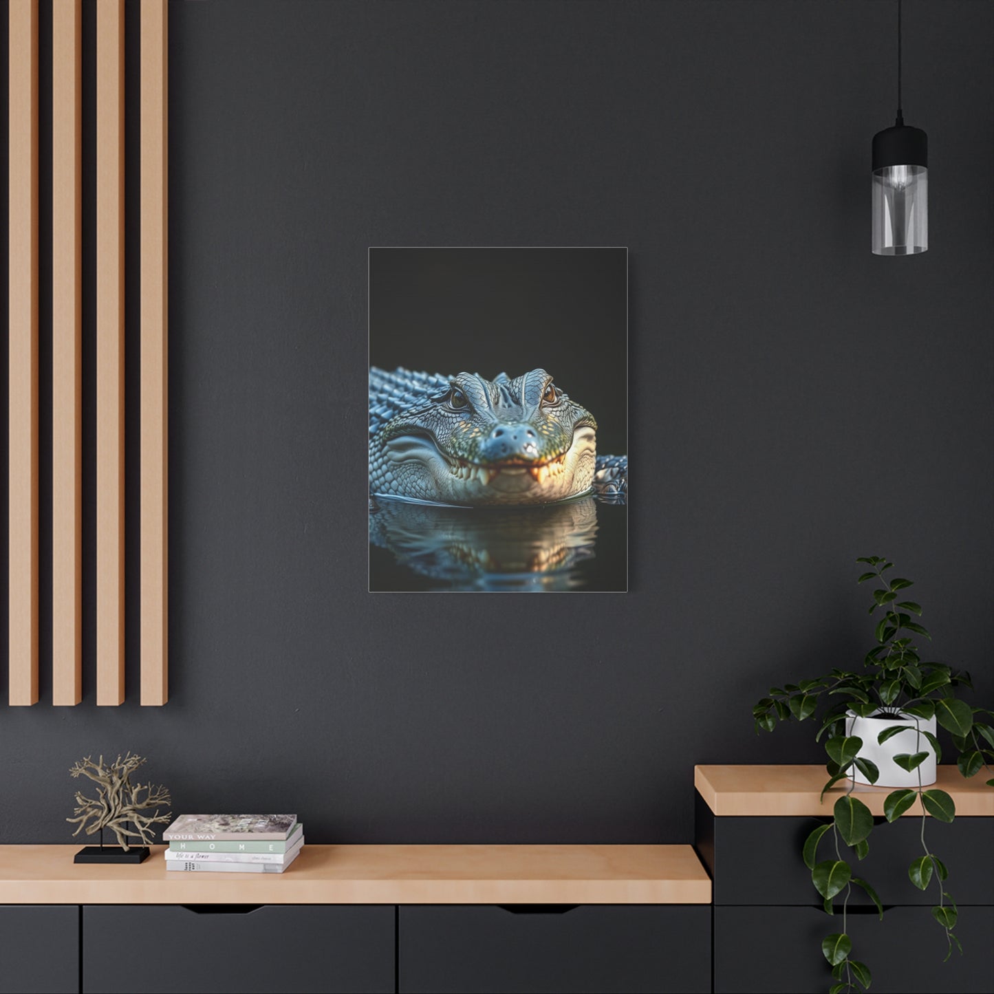 Crocodile & Alligator Art Refined Canvas Wall Art & Canvas Print