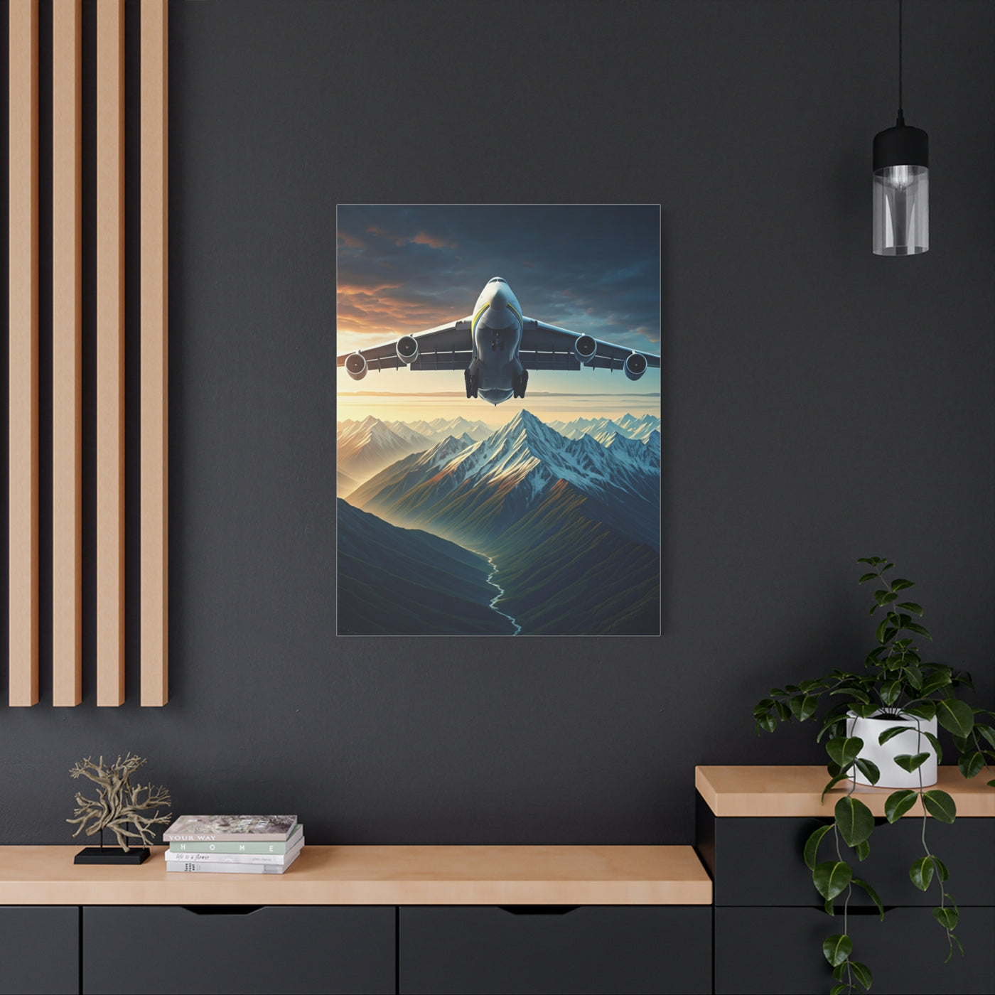 Mountain Flight Over Peaks Wall Art & Canvas Prints