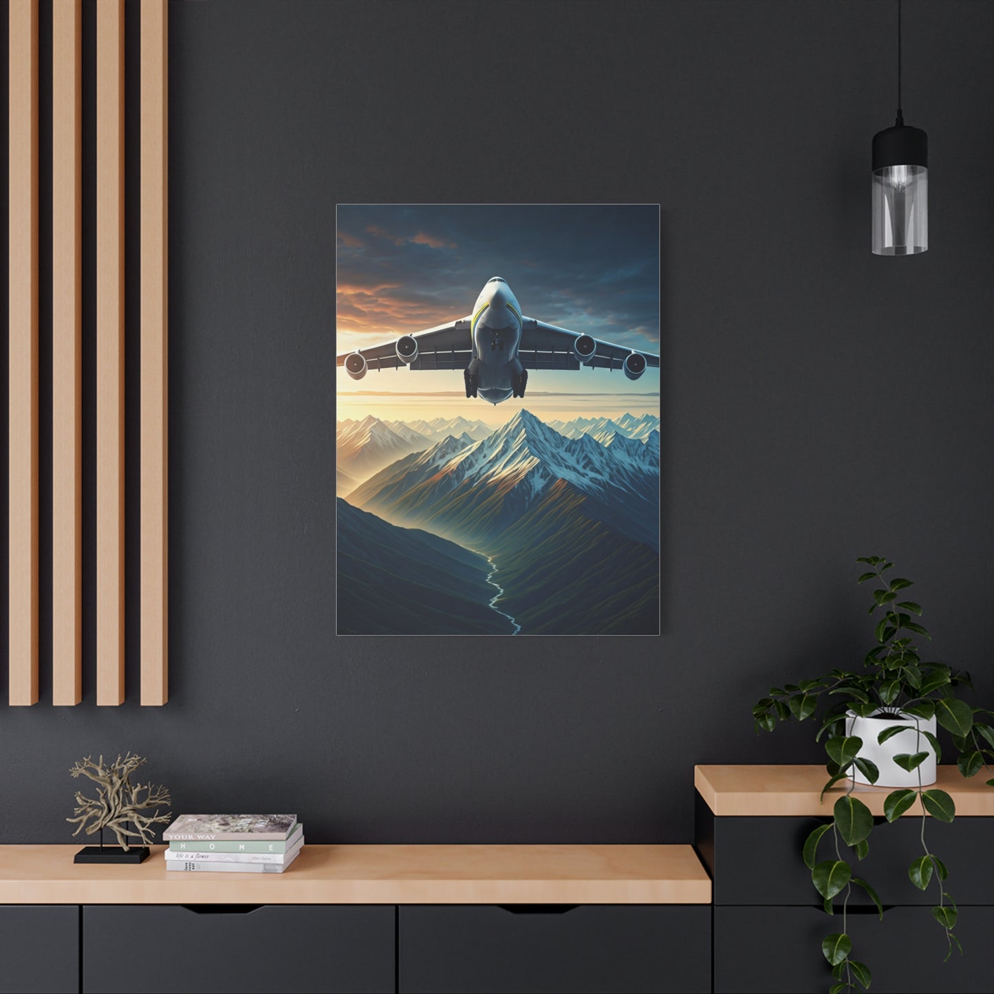 Mountain Flight Over Peaks Wall Art & Canvas Prints