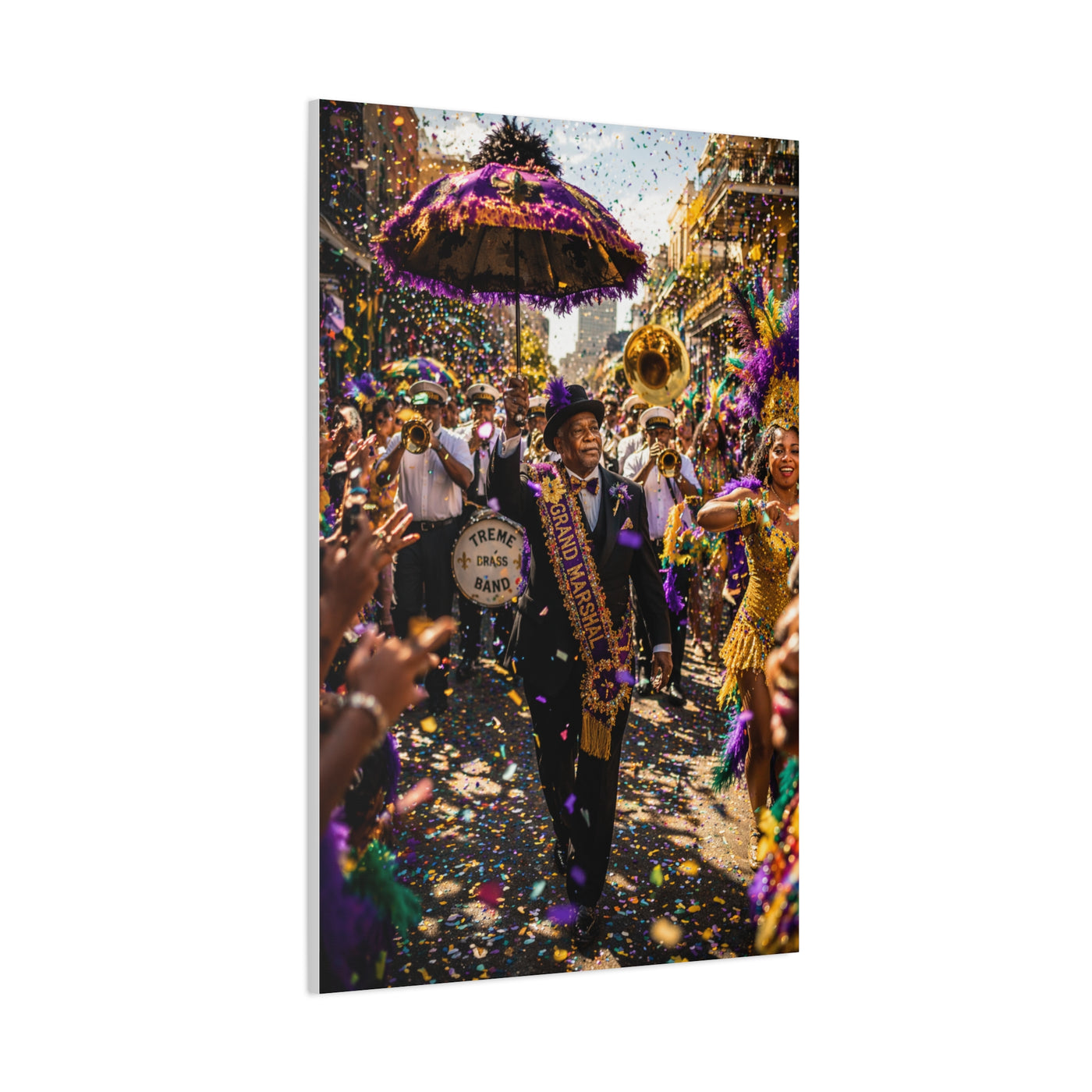 Grand Marshal Brass Band Parade Wall Art & Canvas Print