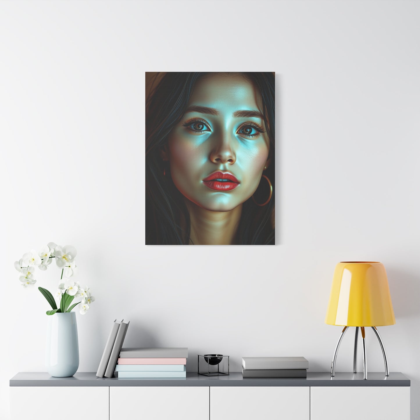 Graceful Queen Representation Wall Art & Canvas Print