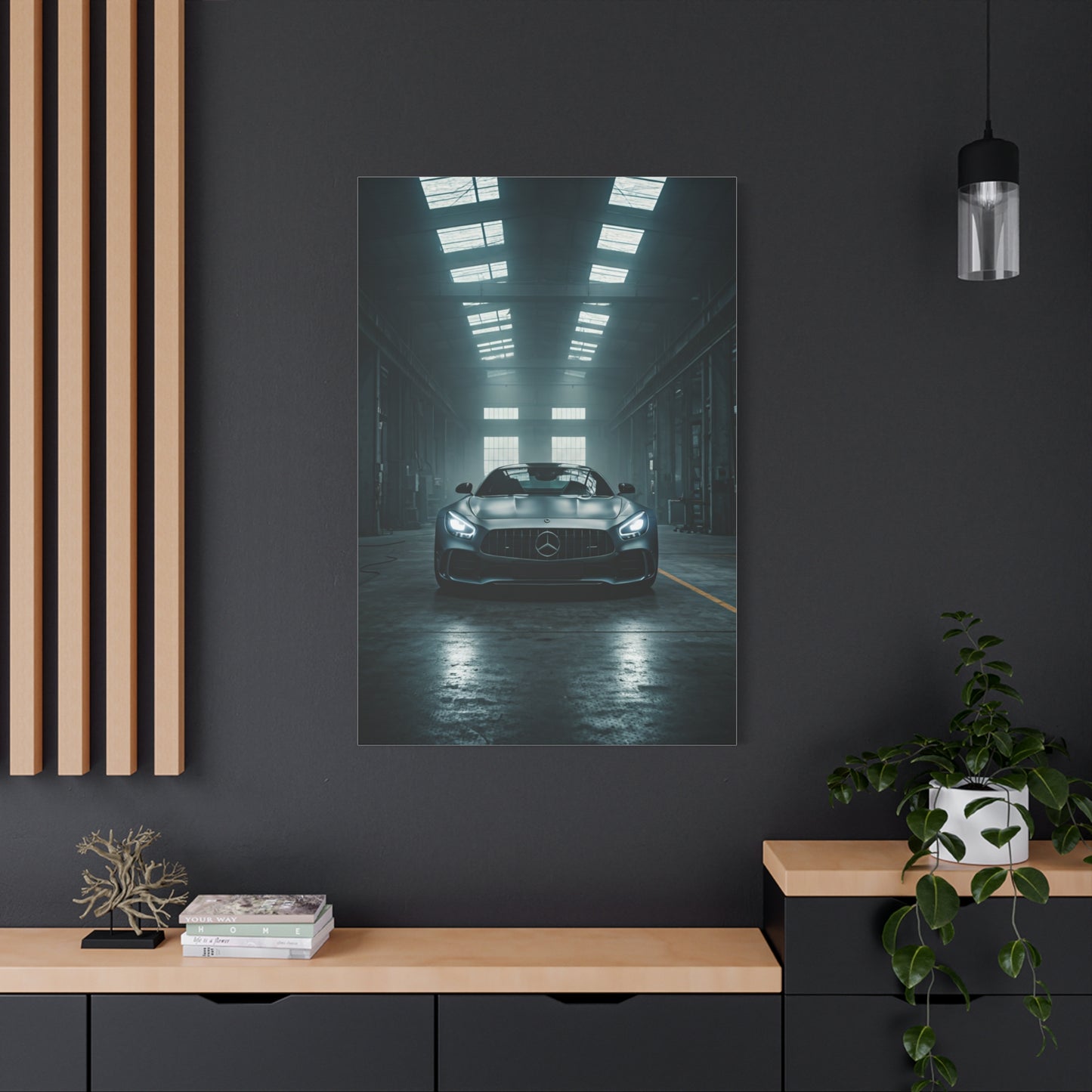Mercedes AMG GT Mechanical Detailing Scene Wall Art & Canvas Prints