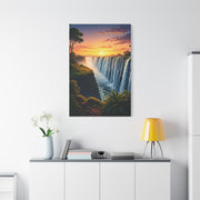 Waterfall at Golden Horizon Wall Art & Canvas Prints