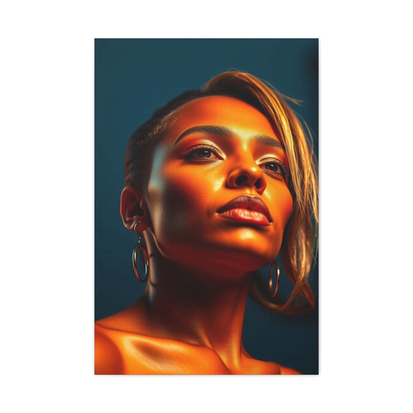 Pop of Orange Art Supreme Gallery Wall Art & Canvas Print