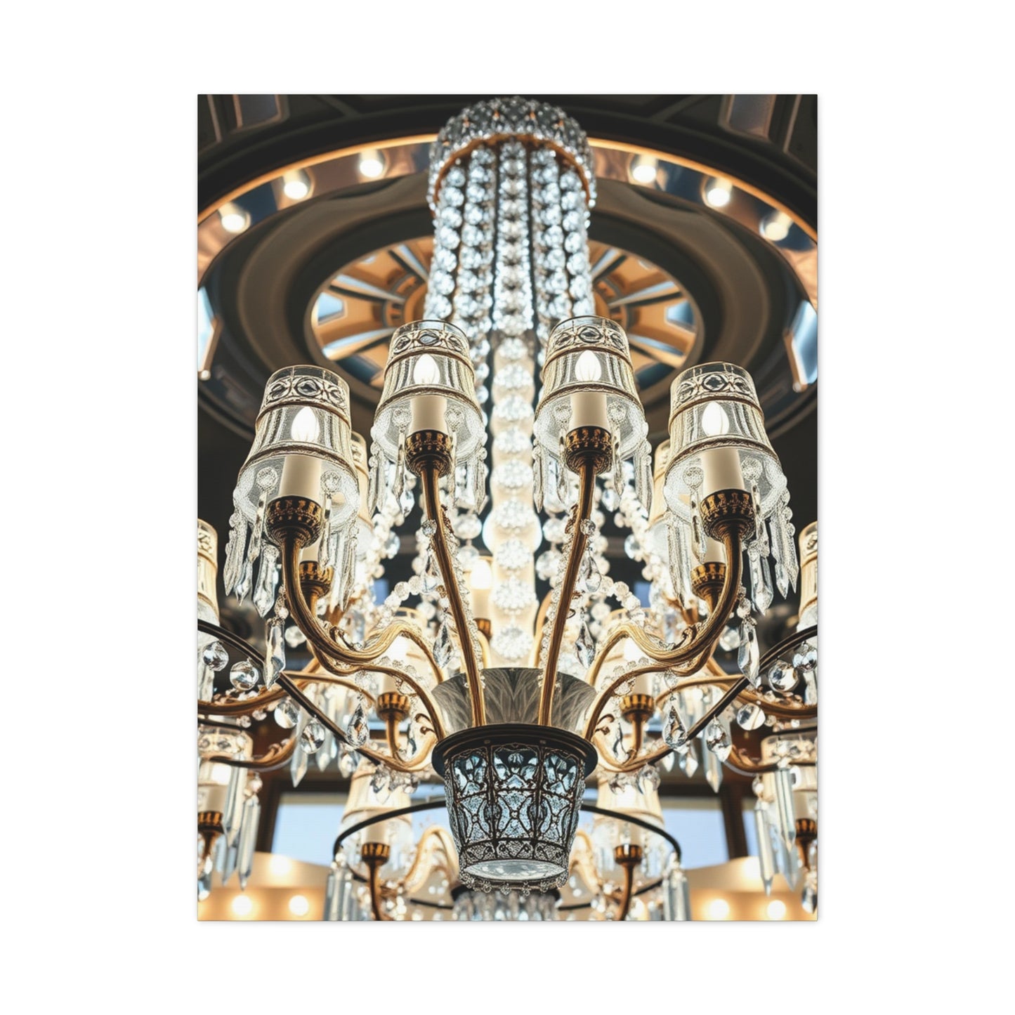 Chandelier Art Supreme Canvas Wall Art & Canvas Print