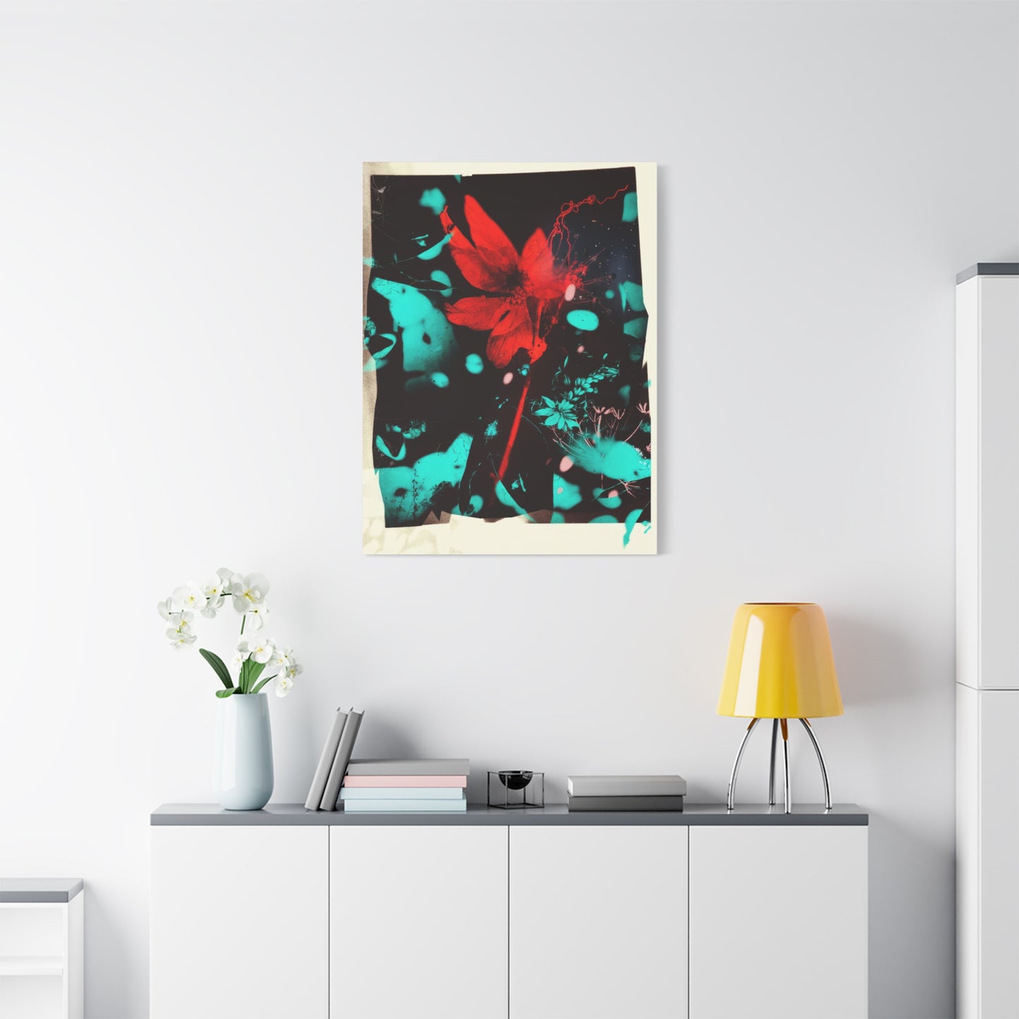 Crimson Burst Wall Art & Canvas Prints