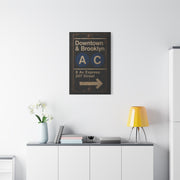 Vintage Subway Sign Industrial Wall Art & Canvas Print