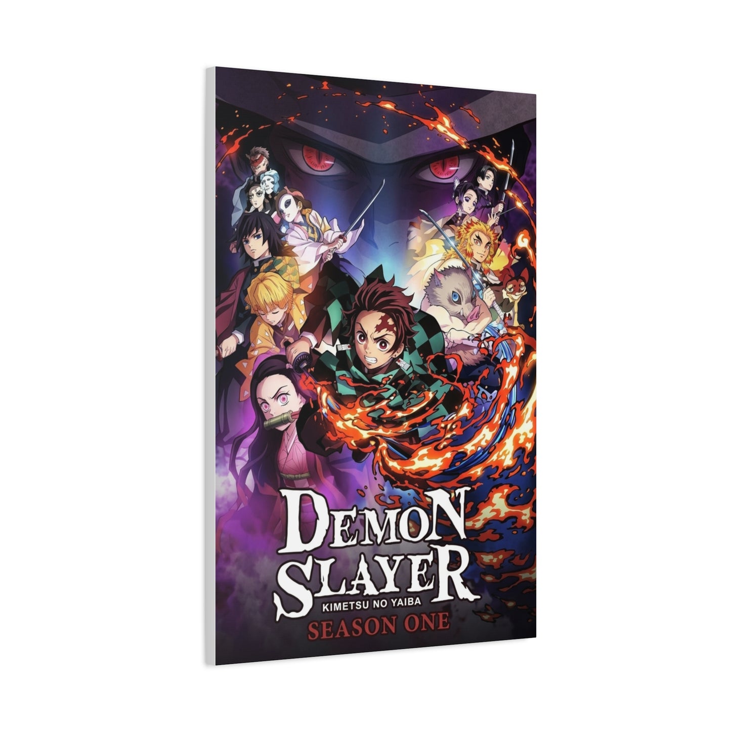 Demon Slayer: Kimetsu no Yaiba Season 1 Poster Wall Art & Canvas Print
