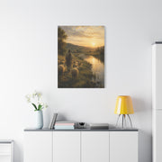 Psalm 23 Shepherd Beside Still Waters Scripture Wall Art & Canvas Print