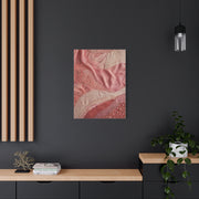 Couture Pink Textile Abstraction Wall Art & Canvas Print