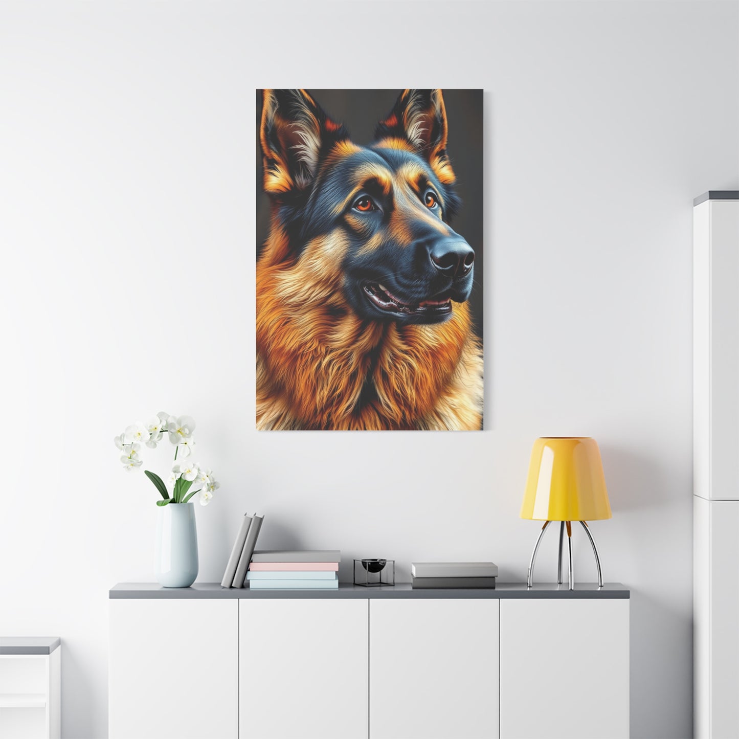 Masterpiece German Shepherd Art Vision Wall Art & Canvas Print