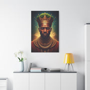 Celestial Crowned King Portrait Wall Art & Canvas Prints