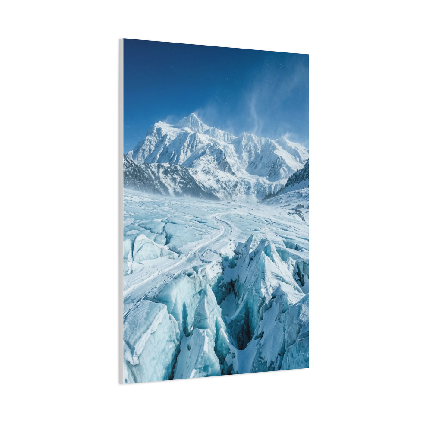 Glacial Mountain Valley Wall Art & Canvas Print