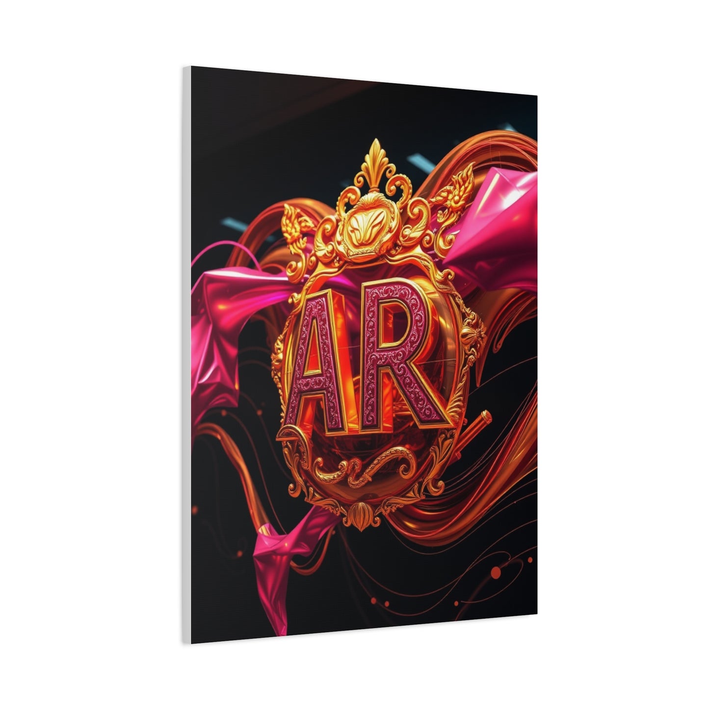 Supreme Canvas Gold & Pink Art Collection Wall Art & Canvas Print