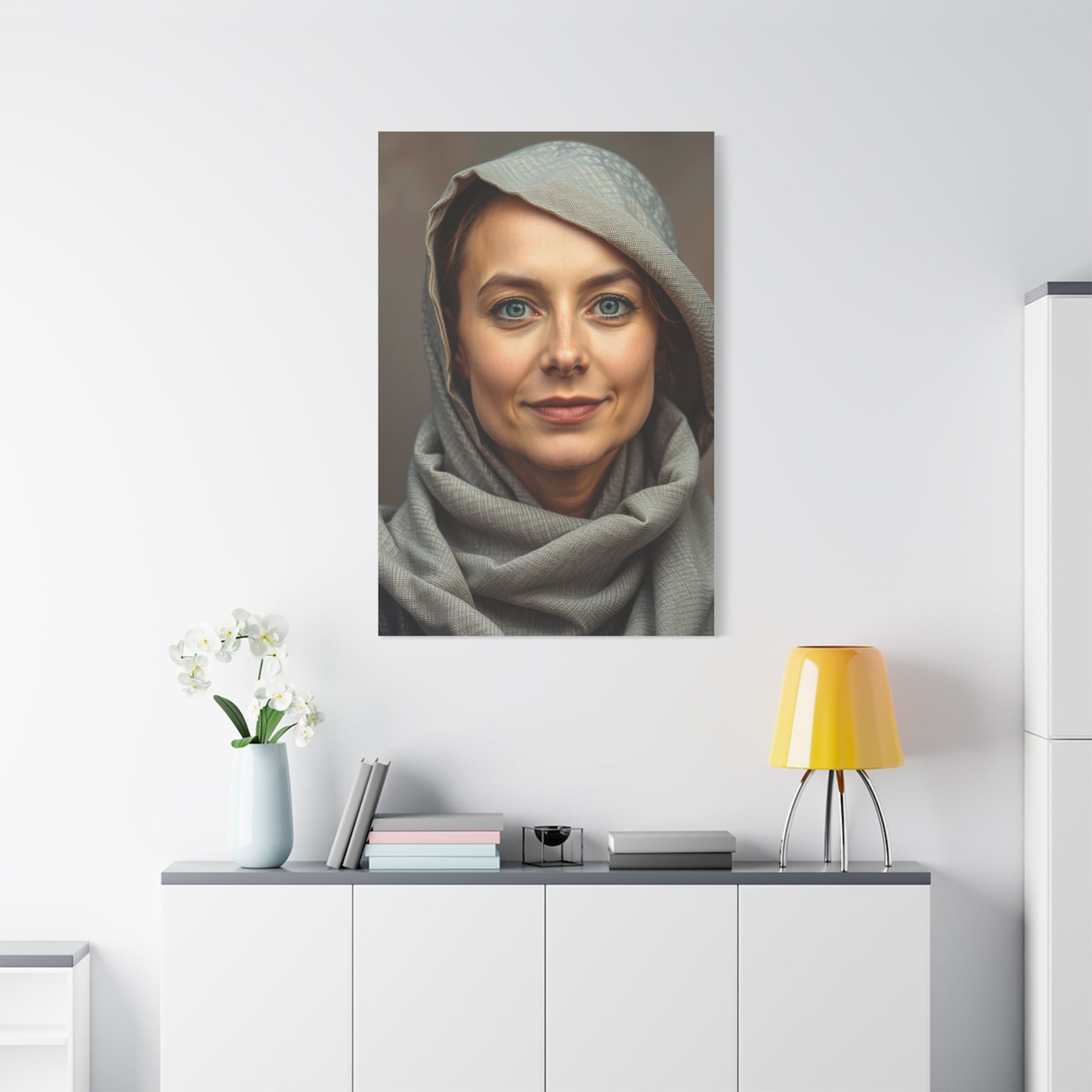 Collection Taupe, Linen, and Gray Art Art Wall Art & Canvas Print