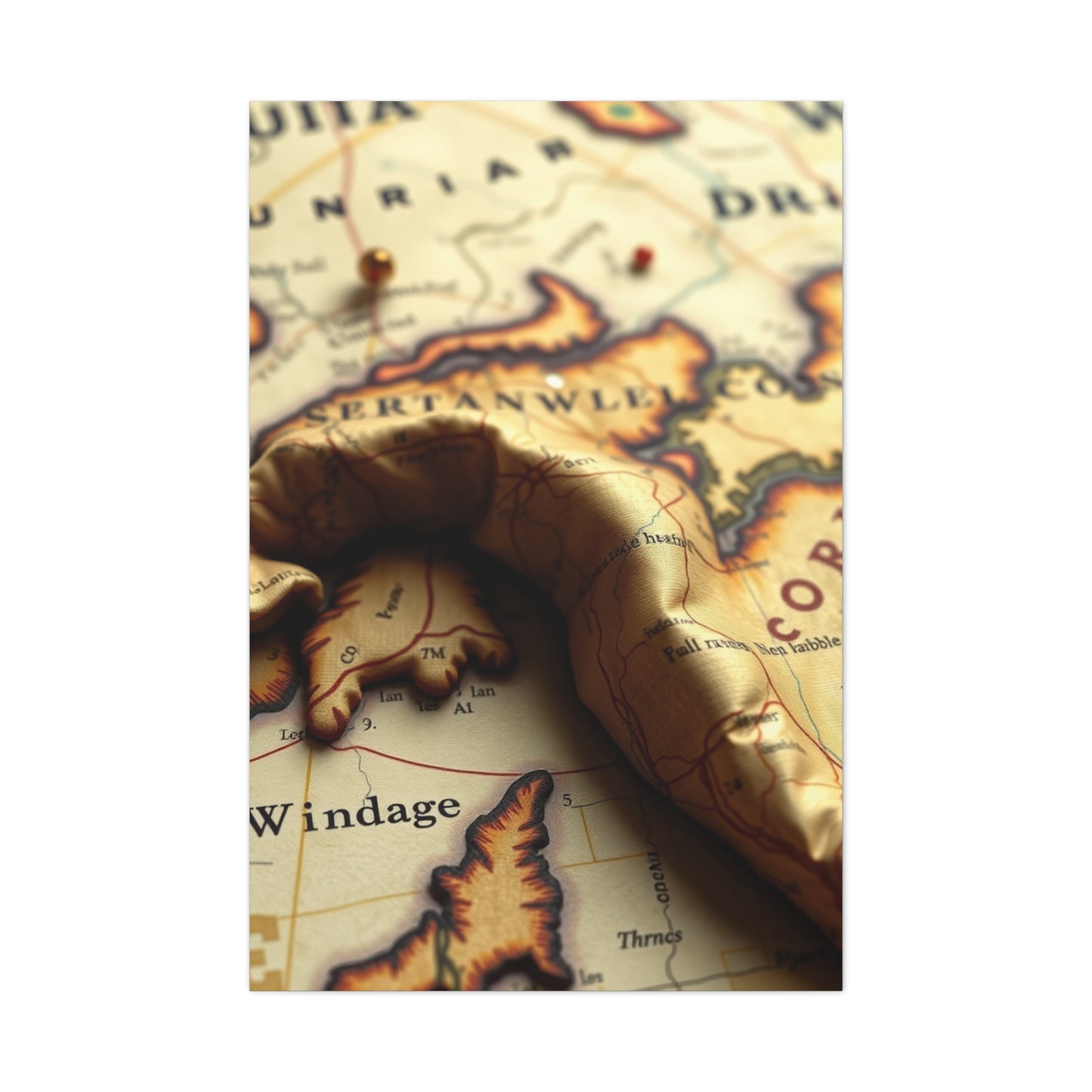 Collection Antique Maps Art Wall Art & Canvas Print