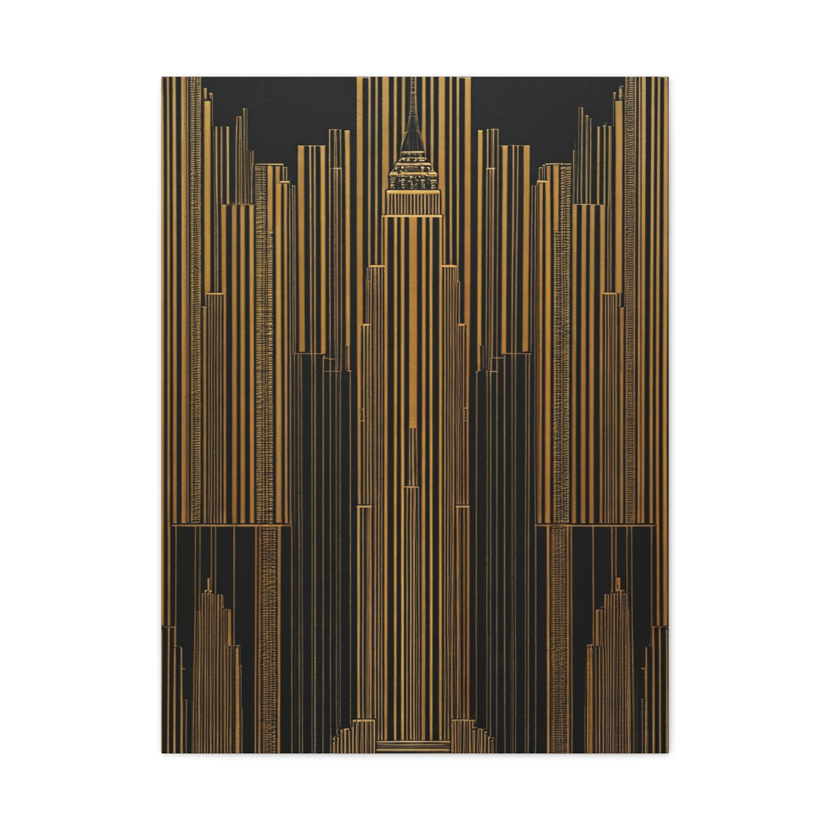 Majestic Golden City Towers Wall Art & Canvas Prints
