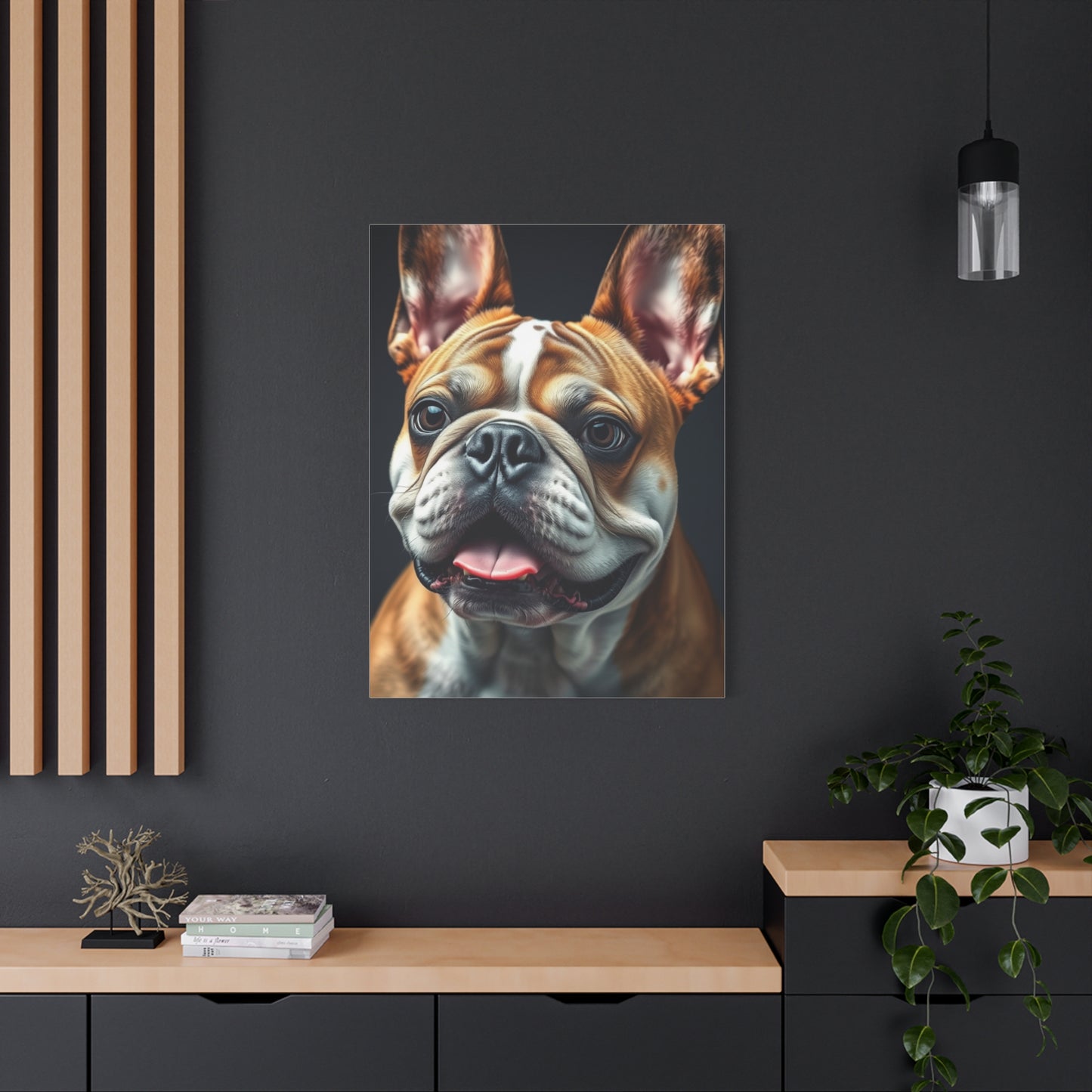 Chic Bulldog Reverie Art